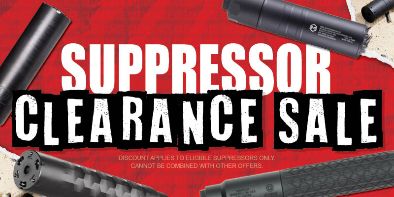 Suppressor Clearance Sale